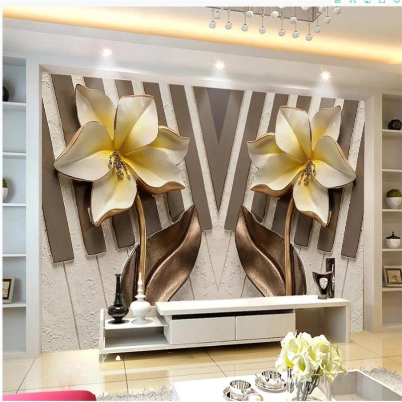3d customized wallpaper 3D flower embossed wallpapers TV background wall jewelry background wall decoration mural, As pic
3d customized wallpaper 3D flower embossed wallpapers TV background wall jewelry background wall decoration mural, As pic