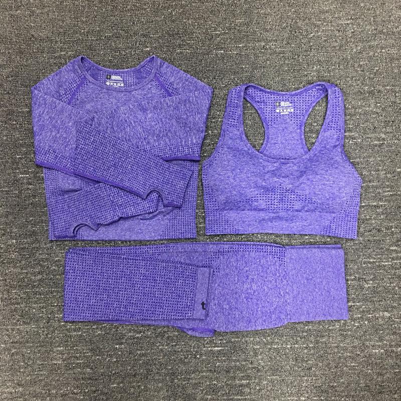 Womens Cotton Yoga Suit Gymshark Sportwear Tracksuits Fitness Sport Three Piece Set 3 Pants Bra T Shirts Leggings Outfits 01 g, Gray
Womens Cotton Yoga Suit Gymshark Sportwear Tracksuits Fitness Sport Three Piece Set 3 Pants Bra T Shirts Leggings Outfits 01 g, Gray