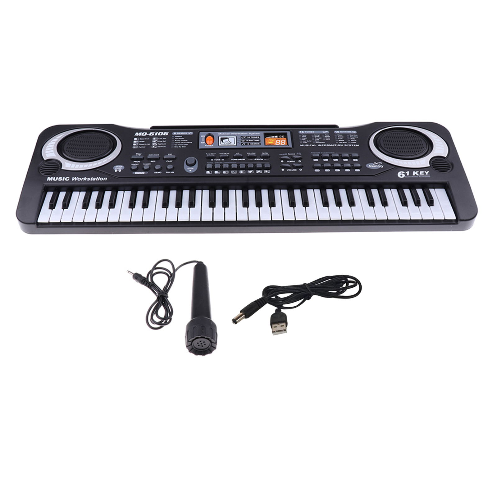 61 Keys Digital Music Electronic Keyboard Key Board Electric Piano Children Kids Gift School Teaching Music Kit
61 Keys Digital Music Electronic Keyboard Key Board Electric Piano Children Kids Gift School Teaching Music Kit