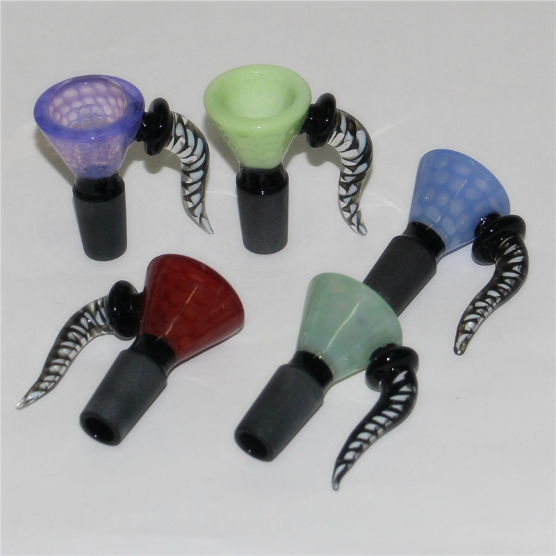 Hookahs Funnel 14mm 18mm Male Glass Bowl 5 Colors Smoking Heady Bong Bowls Piece For Beaker Bongs Oil Rigs Water Pipes
Hookahs Funnel 14mm 18mm Male Glass Bowl 5 Colors Smoking Heady Bong Bowls Piece For Beaker Bongs Oil Rigs Water Pipes