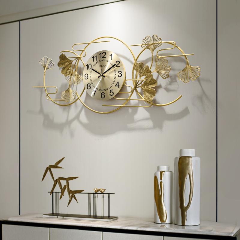 New Chinese Style Metal Wall Clock Home Fashion Living Room TV Background Wall Clock Creative Silent Decorative 
New Chinese Style Metal Wall Clock Home Fashion Living Room TV Background Wall Clock Creative Silent Decorative