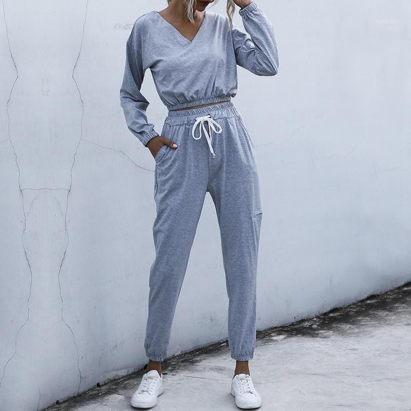Tracksuit 2pcs Women Set V-neck Crop Top Sweatshirt+ Zipper Pocket Pants Hooded 2 Pieces Set Women Clothing Suits Female1, Gray
Tracksuit 2pcs Women Set V-neck Crop Top Sweatshirt+ Zipper Pocket Pants Hooded 2 Pieces Set Women Clothing Suits Female1, Gray