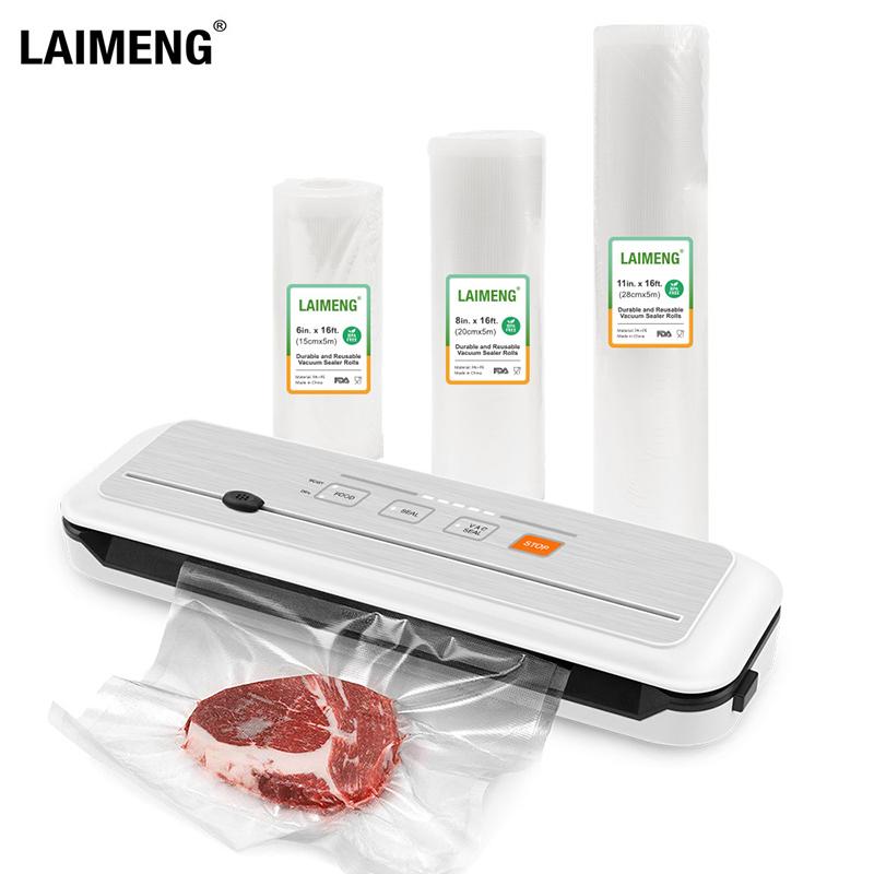 LAIMENG Vacuum Sealer Sous Vide Vacuum Packer For Storage Packed Bags Sealed Roll Foil S281
LAIMENG Vacuum Sealer Sous Vide Vacuum Packer For Storage Packed Bags Sealed Roll Foil S281