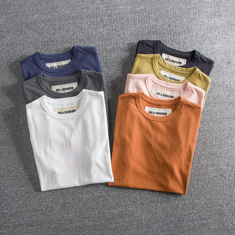 2021 New Men Cotton Made Old Solid Color British Retro All-match Men's Round Neck Short-sleeved T-shirt Male Tees Colours Choose Vegm, Apricot
2021 New Men Cotton Made Old Solid Color British Retro All-match Men's Round Neck Short-sleeved T-shirt Male Tees Colours Choose Vegm, Apricot