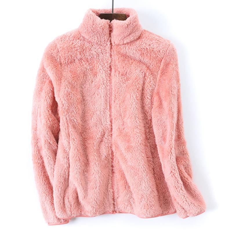 Coral Fleece Polar Fleece Double-sided Soft Warmth Thickening Outdoor Jacket Stand Collar Solid Color Ladies Zipper Coat, Xmwt1010d
Coral Fleece Polar Fleece Double-sided Soft Warmth Thickening Outdoor Jacket Stand Collar Solid Color Ladies Zipper Coat, Xmwt1010d