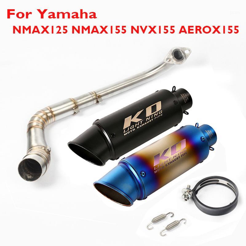 Motorcycle Exhaust Tip Muffler Slip on 51mm Escape Middle Pipe Connect Link for NMAX155 NMAX125 NVX155 AEROX1551
Motorcycle Exhaust Tip Muffler Slip on 51mm Escape Middle Pipe Connect Link for NMAX155 NMAX125 NVX155 AEROX1551