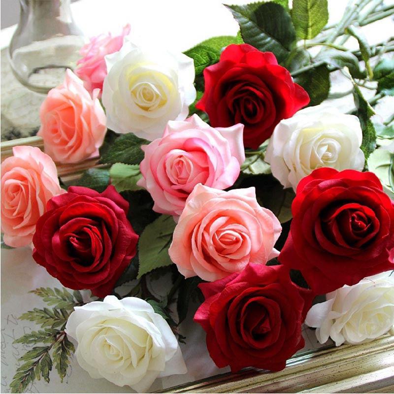 Artificial PU Peony Western Rose Simulation Flower Branch Wedding Party Bridal Bouquet Wall Background Home Decoration 45cm 1 PC, White
Artificial PU Peony Western Rose Simulation Flower Branch Wedding Party Bridal Bouquet Wall Background Home Decoration 45cm 1 PC, White