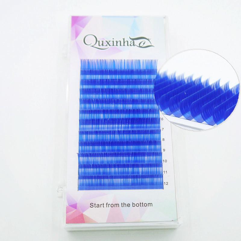 QUXINHAO C/D curl 0.07/0.1mm 8-15mm gem blue + purple + rose red false eyelashes single false eyelashes eyelash extension
QUXINHAO C/D curl 0.07/0.1mm 8-15mm gem blue + purple + rose red false eyelashes single false eyelashes eyelash extension