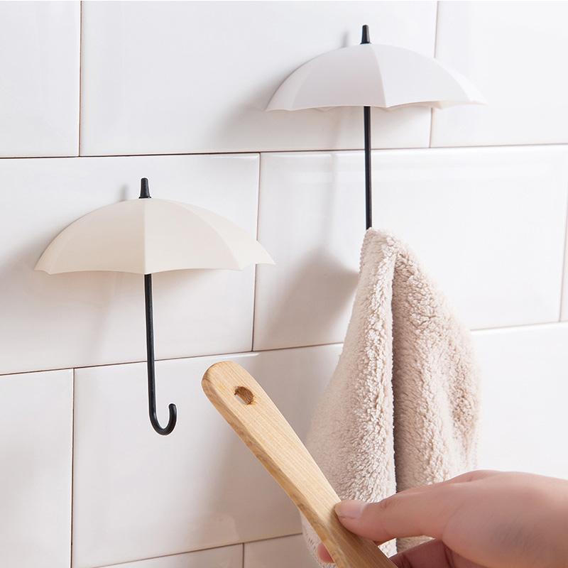 Cute Umbralla Shape Decorative Wall Hooks Strong Solid Keys Hanger Household Bathroom Clothes Towel Kitchen Tools Door Hangers
Cute Umbralla Shape Decorative Wall Hooks Strong Solid Keys Hanger Household Bathroom Clothes Towel Kitchen Tools Door Hangers