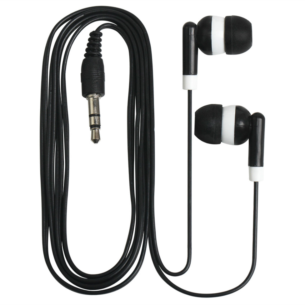 Black Colorful Low Cost Earbuds Disposable Wired Earphone For Bus or Train or Plane For Theatre Museum School Gift
Black Colorful Low Cost Earbuds Disposable Wired Earphone For Bus or Train or Plane For Theatre Museum School Gift