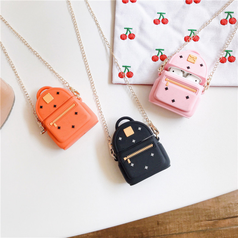 AirPods Case Designer Chain Bag AirPods 1/2case Bluetooth Headset Protective Cover Cute 3 Colors, Black
AirPods Case Designer Chain Bag AirPods 1/2case Bluetooth Headset Protective Cover Cute 3 Colors, Black