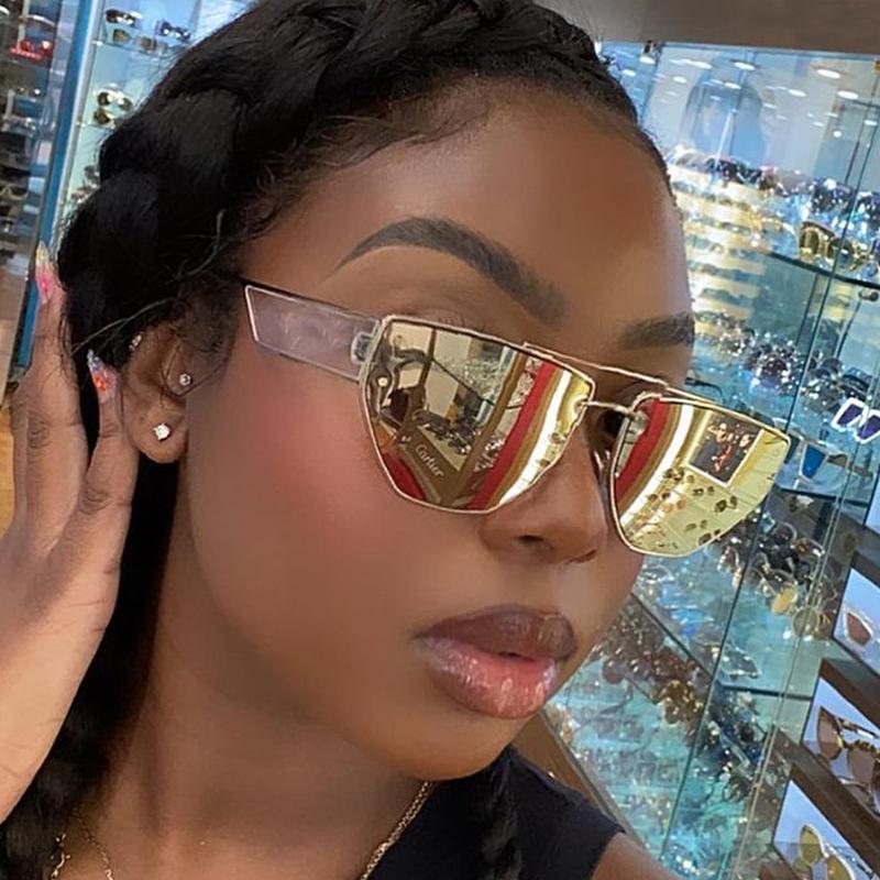 Vintage Alloy Double Bridge Square Sunglasses New Fashion Brand Gradient Brown Sun Glasses Female Chic Cool Uv400 Hollow Eyewear
Vintage Alloy Double Bridge Square Sunglasses New Fashion Brand Gradient Brown Sun Glasses Female Chic Cool Uv400 Hollow Eyewear