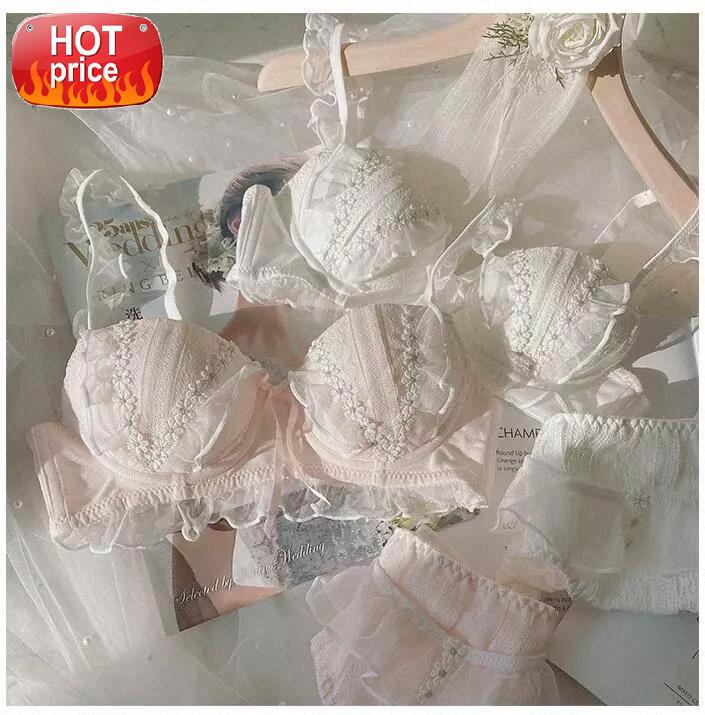 Kawaii Sexy Japanese Ddlg Honeymoon Lingerie Cute Set Lace Underwear White Pink Nightwear Push Up Bra and Panty Thong Bralette #iO9W, Black;white
Kawaii Sexy Japanese Ddlg Honeymoon Lingerie Cute Set Lace Underwear White Pink Nightwear Push Up Bra and Panty Thong Bralette #iO9W, Black;white