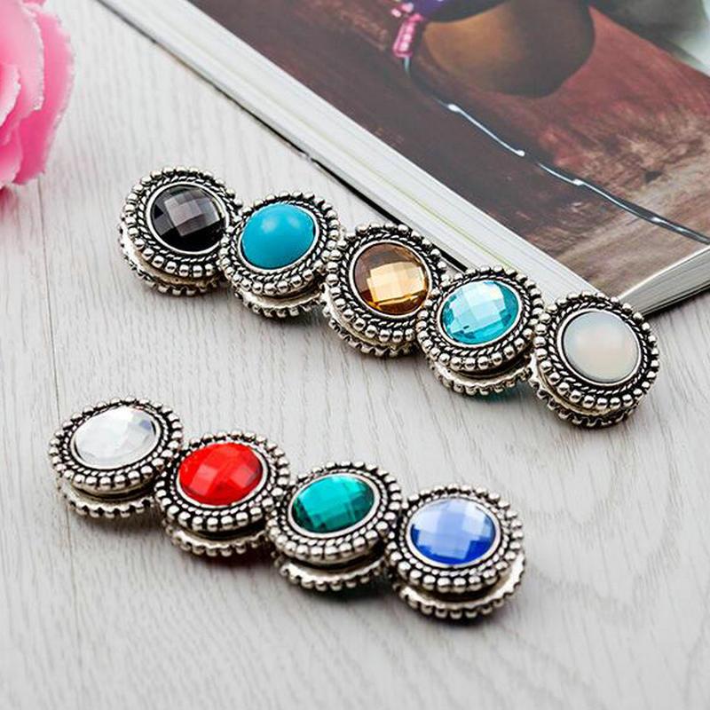 Pins, Brooches 6 Pcs/lot Mix Color Colorful Round Muslim Magnet Brooch Fashion Crystal Strong Magnetic Hijab Scarf Pins For Women
Pins, Brooches 6 Pcs/lot Mix Color Colorful Round Muslim Magnet Brooch Fashion Crystal Strong Magnetic Hijab Scarf Pins For Women