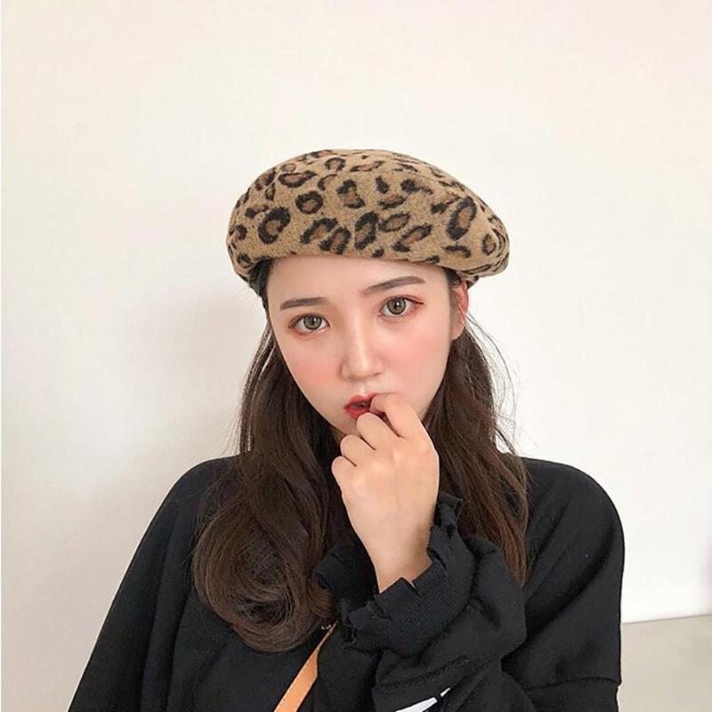 Berets 2021 Autumn Winter Leopard Women's Retro Woolen Cap Girls Fashion Painter Hats Hat Female, Grey
Berets 2021 Autumn Winter Leopard Women's Retro Woolen Cap Girls Fashion Painter Hats Hat Female, Grey