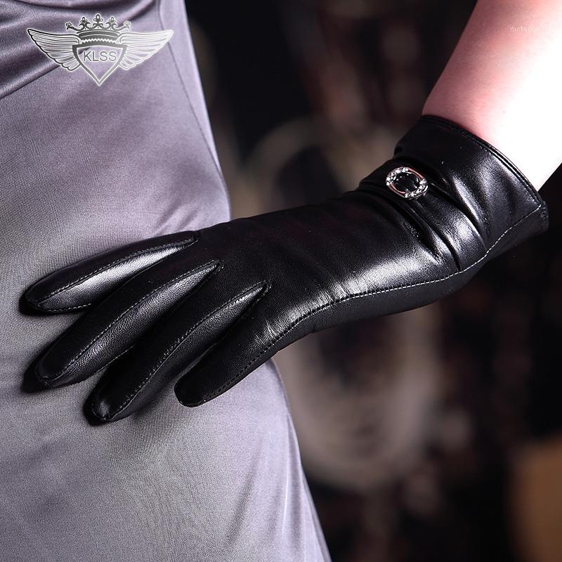 KLSS Brand Genuine Leather Women Gloves Fashion Elegant Lady Sheepskin Gloves High Quality Goatskin Hot Sale 2721
KLSS Brand Genuine Leather Women Gloves Fashion Elegant Lady Sheepskin Gloves High Quality Goatskin Hot Sale 2721