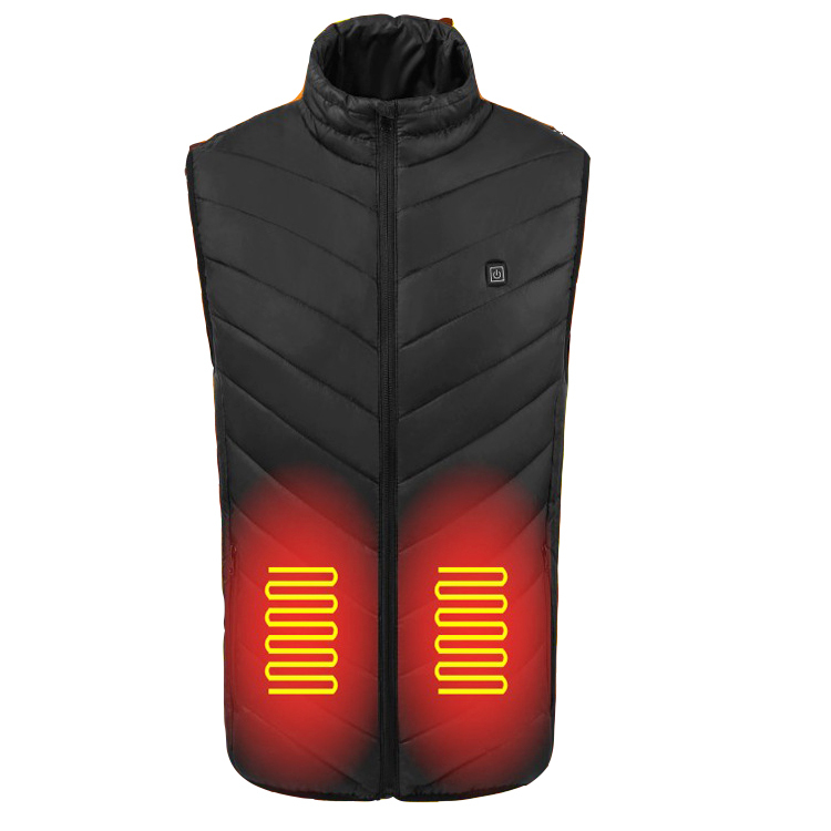 Winter Casual Techwear Waistcoat Cotton Heated Vest Utility Men Vests Femme Veste Homme Hiver Winter Clothing Windbreaker Man 201128