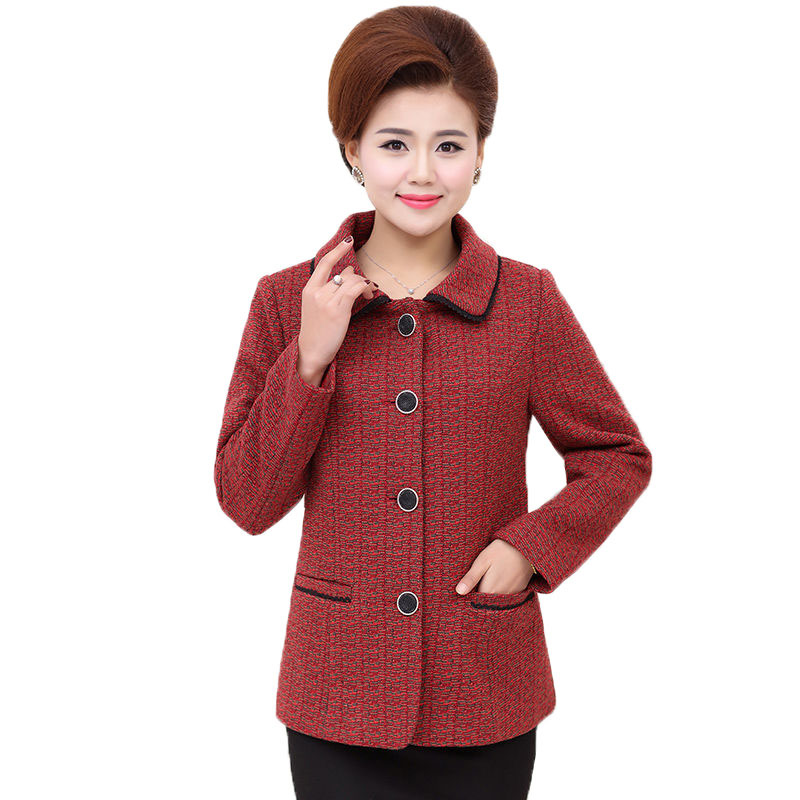 Middle-aged Elderly Women's Jackets Spring Outward New Temperament Mother Woman's Shorter Upper Size R842 Coat 8m9w, Orange
Middle-aged Elderly Women's Jackets Spring Outward New Temperament Mother Woman's Shorter Upper Size R842 Coat 8m9w, Orange