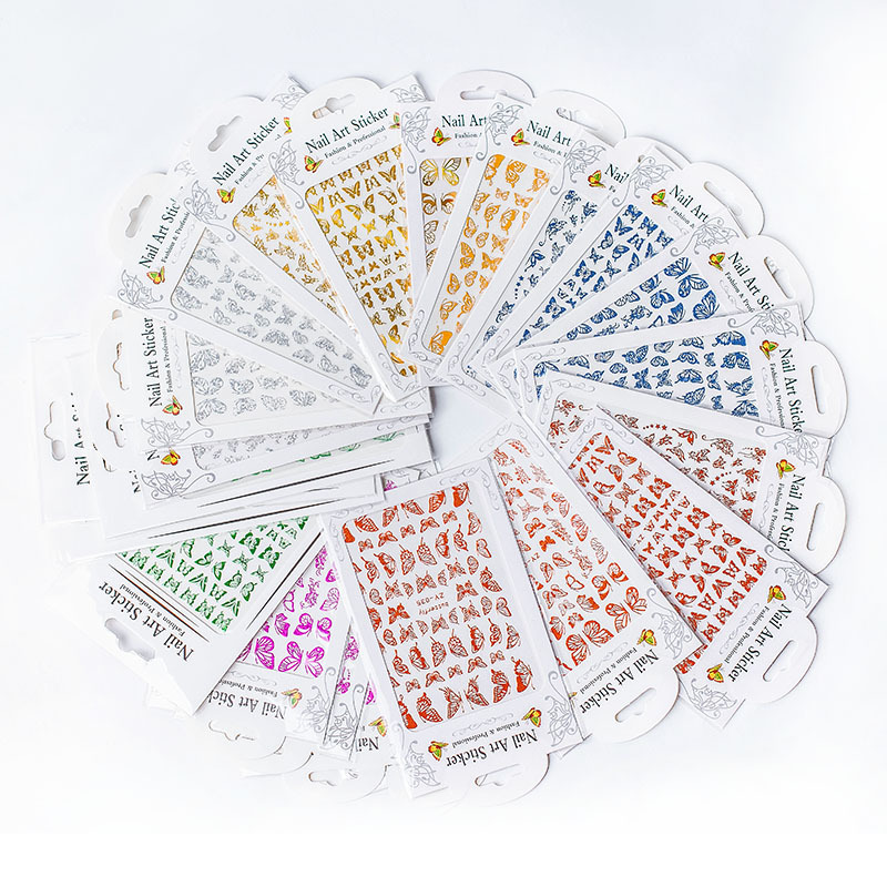 DHL Holographic 3D Butterfly Nail Art Stickers Adhesive Sliders Colorful DIY Golden Nail Transfer Decals Foils Wraps Decorations, Zy-036 gold
DHL Holographic 3D Butterfly Nail Art Stickers Adhesive Sliders Colorful DIY Golden Nail Transfer Decals Foils Wraps Decorations, Zy-036 gold