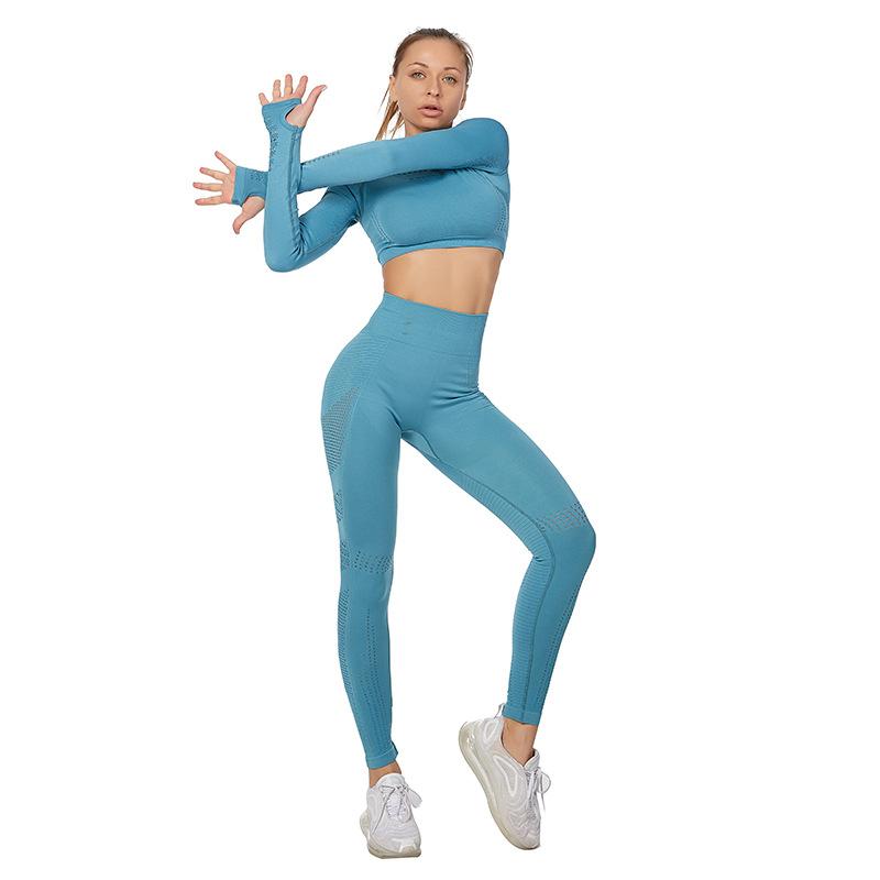 2piece woman yoga set sport seamless gym clothing suit breathless sexy Fitness Crop Top + High Waist Energy Seamless Leggings kg-80, Black
2piece woman yoga set sport seamless gym clothing suit breathless sexy Fitness Crop Top + High Waist Energy Seamless Leggings kg-80, Black