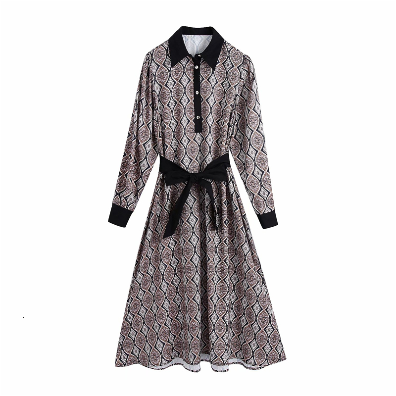 2021 New Vintage Women Geometric Print Fashion Ladies Bow Sashes Es Elegant Female A-line Chic Girl Vestidos 53wy, Gray
2021 New Vintage Women Geometric Print Fashion Ladies Bow Sashes Es Elegant Female A-line Chic Girl Vestidos 53wy, Gray