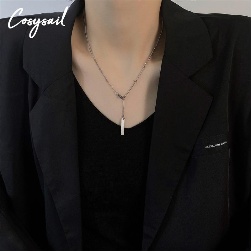 Cosysail Titanium steel Necklace Personlaity Bamboo Chain Necklace for Women Minimalist Silver Color Statement Jewelry
Cosysail Titanium steel Necklace Personlaity Bamboo Chain Necklace for Women Minimalist Silver Color Statement Jewelry