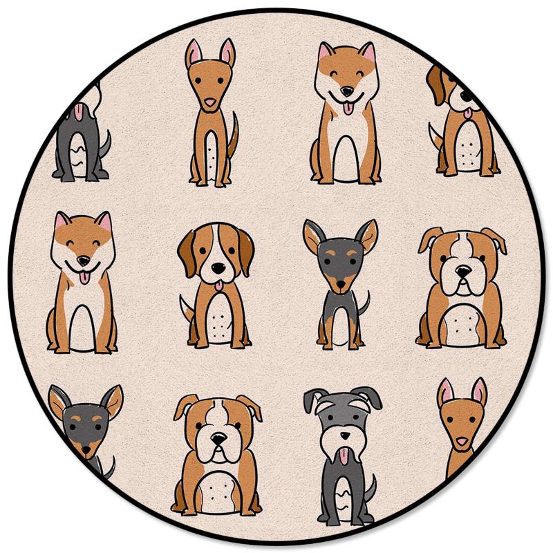Smile Puggy Cartoon Cute Dining Table Floor Round Carpet Living Room Coffee Table Mat Prayer Mat Computer Chair Carpet Pet, As pic
Smile Puggy Cartoon Cute Dining Table Floor Round Carpet Living Room Coffee Table Mat Prayer Mat Computer Chair Carpet Pet, As pic