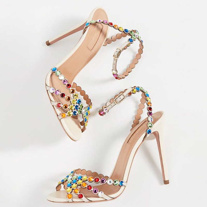 Strapped Multi-strass Ladies... Sandals... Party in High See Open-toed Toe... Sparkle Crystal... Thin Heels... Woman Shoes Shoes... Krqs, 10 cm multi
Strapped Multi-strass Ladies... Sandals... Party in High See Open-toed Toe... Sparkle Crystal... Thin Heels... Woman Shoes Shoes... Krqs, 10 cm multi