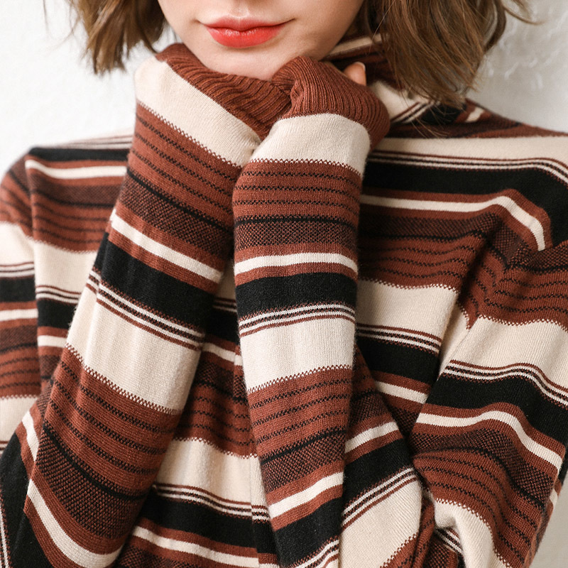 -selling sweaters women's knitted cashmere sweaters striped women's autumn and winter sweaters S-XXXL 201221