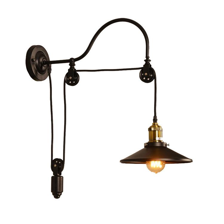 Loft Lamp LED Wall Light Fixtures Creative Pulley Vintage Wall Lamps Retro Iron Sconce Stair Lights Home Lighting 
Loft Lamp LED Wall Light Fixtures Creative Pulley Vintage Wall Lamps Retro Iron Sconce Stair Lights Home Lighting