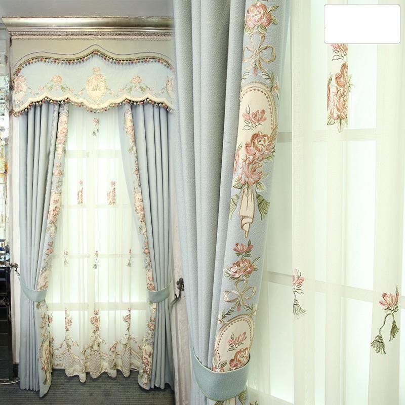 European Luxury Embroidered Hollow Curtain for Living Room Stitching Tule Cloth Curtains for Bedroom Jealous Curtains, Tulle
European Luxury Embroidered Hollow Curtain for Living Room Stitching Tule Cloth Curtains for Bedroom Jealous Curtains, Tulle