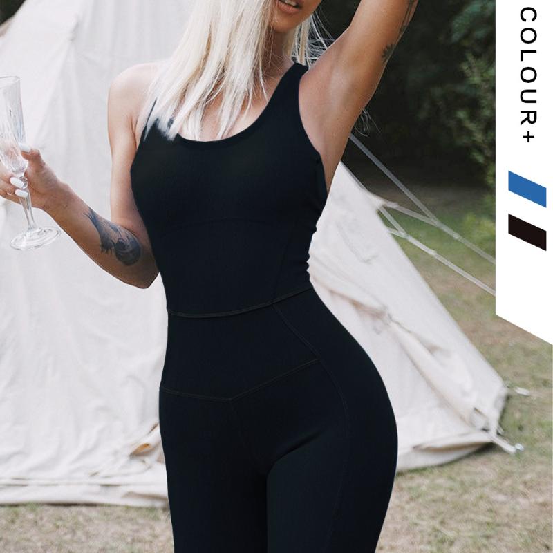 Seamless Fitness Jumpsuit Women Sexy Rompers Skinny Solid Color Overalls Sports Jumpsuits Female Streetwear Yoga Set Sportswear, Black
Seamless Fitness Jumpsuit Women Sexy Rompers Skinny Solid Color Overalls Sports Jumpsuits Female Streetwear Yoga Set Sportswear, Black