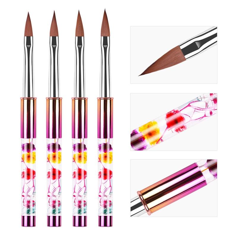 1PC #8#10#12#14 Sable Acrylic Nail Art Brush UV Gel Carving Pen Brush Liquid Powder DIY Nail Drawing
1PC #8#10#12#14 Sable Acrylic Nail Art Brush UV Gel Carving Pen Brush Liquid Powder DIY Nail Drawing