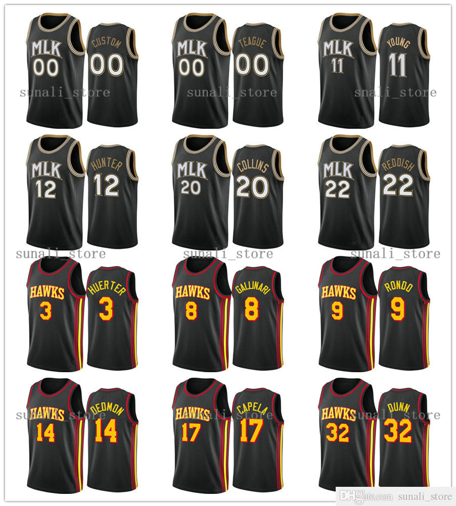 2020-21 City Black Trae 11 Young Cam Reddish John Collins Kevin Huerter Danilo Gallinari Rajon Rondo Onyeka Okongwu Hunter Jerseys Edition
2020-21 City Black Trae 11 Young Cam Reddish John Collins Kevin Huerter Danilo Gallinari Rajon Rondo Onyeka Okongwu Hunter Jerseys Edition