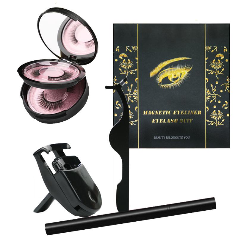 2pcs Magnetic Eyelashes Glue-free Magnetic-free Waterproof No Blooming Eye Liner Pencil With Twizeer And Clamp Eye Makeup Set
2pcs Magnetic Eyelashes Glue-free Magnetic-free Waterproof No Blooming Eye Liner Pencil With Twizeer And Clamp Eye Makeup Set