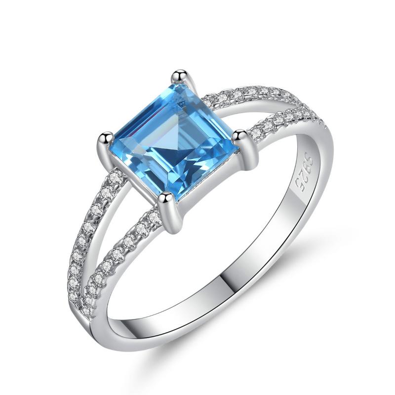Fashion Trendy 925 Solid Sterling Silver Aquamarine Gemstone Wedding Engagement Diamonds Ring Women Fine Jewelry Wholesale
Fashion Trendy 925 Solid Sterling Silver Aquamarine Gemstone Wedding Engagement Diamonds Ring Women Fine Jewelry Wholesale