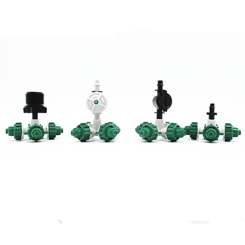 1PC Green Fogger Cross Misting Sprinkler with Connectors for Garden Greenhouse Irrigation Humidification Cooling Spray
1PC Green Fogger Cross Misting Sprinkler with Connectors for Garden Greenhouse Irrigation Humidification Cooling Spray