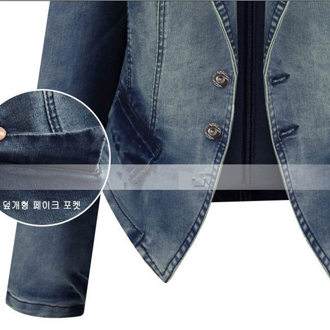 6XL Outerwear Large Size Women's Jean Jacket Spring Slim Blue Dzhinsovki Plus Size Denim Coat Female Cardigan Spring Jean Coats 201112