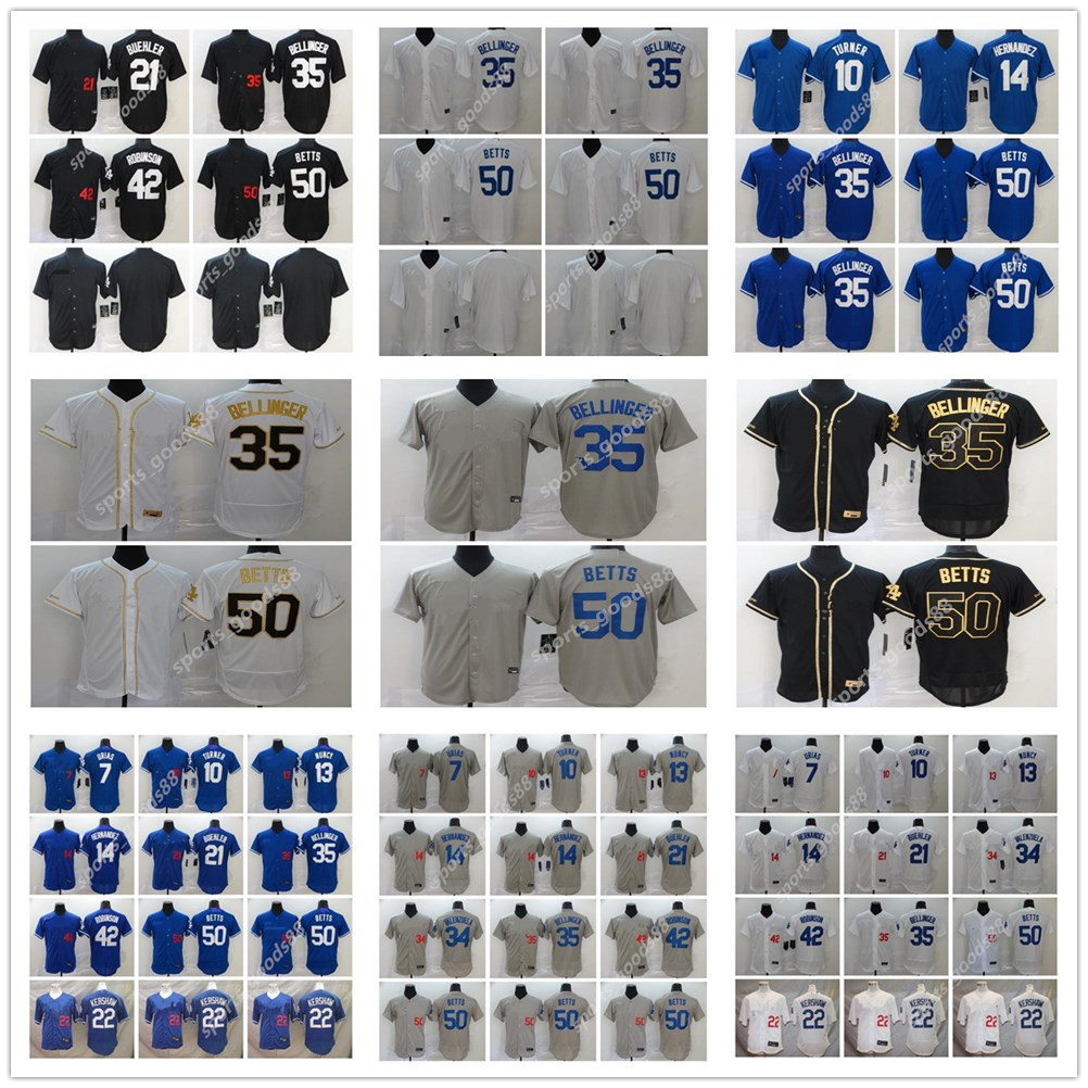 2020 Custom Dodger 22 Kershaw Baseball Jersey 14 Enrique Hernandez 21 Walker Buehler 42 Jackie Robinson 34 Fernando Valenzuela 7 Julio Urias, Colour 4
2020 Custom Dodger 22 Kershaw Baseball Jersey 14 Enrique Hernandez 21 Walker Buehler 42 Jackie Robinson 34 Fernando Valenzuela 7 Julio Urias, Colour 4