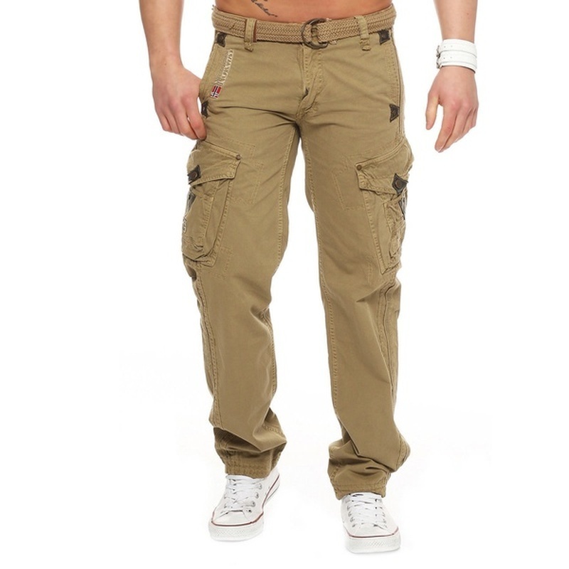 ZOGAA Men Cargo Pants Men Multi-Pocket Overall Male Combat Casual Tooling Trousers Fashion Full Length Mens Joggers Pants 201118