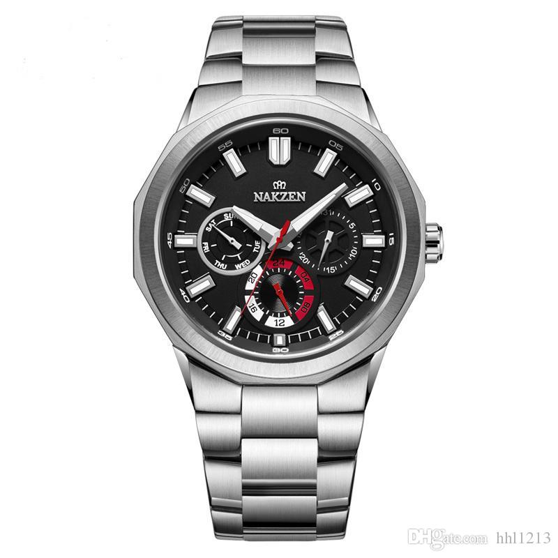 Hot Sale Men Watch Men Japanese Movement Calendar Weekly Luminous Waterproof Quartz Watch Designer Classic Business Steel Band Watch 5038, Slivery;brown
Hot Sale Men Watch Men Japanese Movement Calendar Weekly Luminous Waterproof Quartz Watch Designer Classic Business Steel Band Watch 5038, Slivery;brown