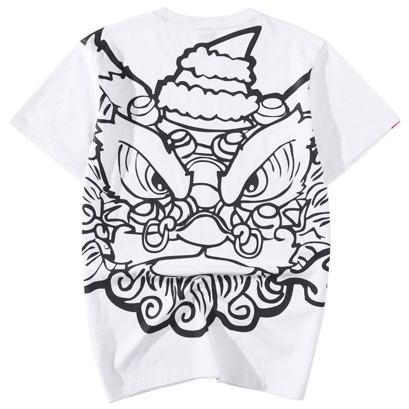 2021 New Cotton T-shirt Sleeved Short Summer Sleeves From Japanese Lion of Fashionable Street Youth T0wh T0WH, Black
2021 New Cotton T-shirt Sleeved Short Summer Sleeves From Japanese Lion of Fashionable Street Youth T0wh T0WH, Black