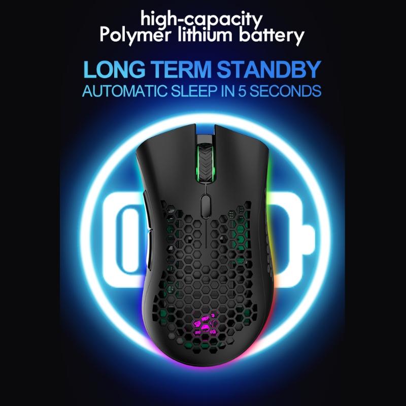 Lightweight X3 Gaming Mouse Honeycomb Shell Wireless Ergonomic Mice for Computer XXUC
Lightweight X3 Gaming Mouse Honeycomb Shell Wireless Ergonomic Mice for Computer XXUC
