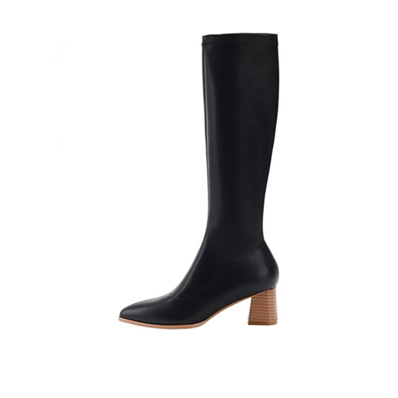 2021 INS Style Women Knee High Heel Boots Fashion Lady Riding Boots Warm Winter Shoes Women Sexy Pointed Toe Casual Footwear, Black without fur
2021 INS Style Women Knee High Heel Boots Fashion Lady Riding Boots Warm Winter Shoes Women Sexy Pointed Toe Casual Footwear, Black without fur