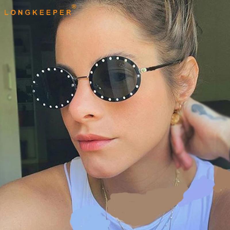 LongKeeper Fashion Oval Sunglasses Women Black Small Rivet Sun Glasses Female Rivet Eyewear UV400 oculos feminino
LongKeeper Fashion Oval Sunglasses Women Black Small Rivet Sun Glasses Female Rivet Eyewear UV400 oculos feminino