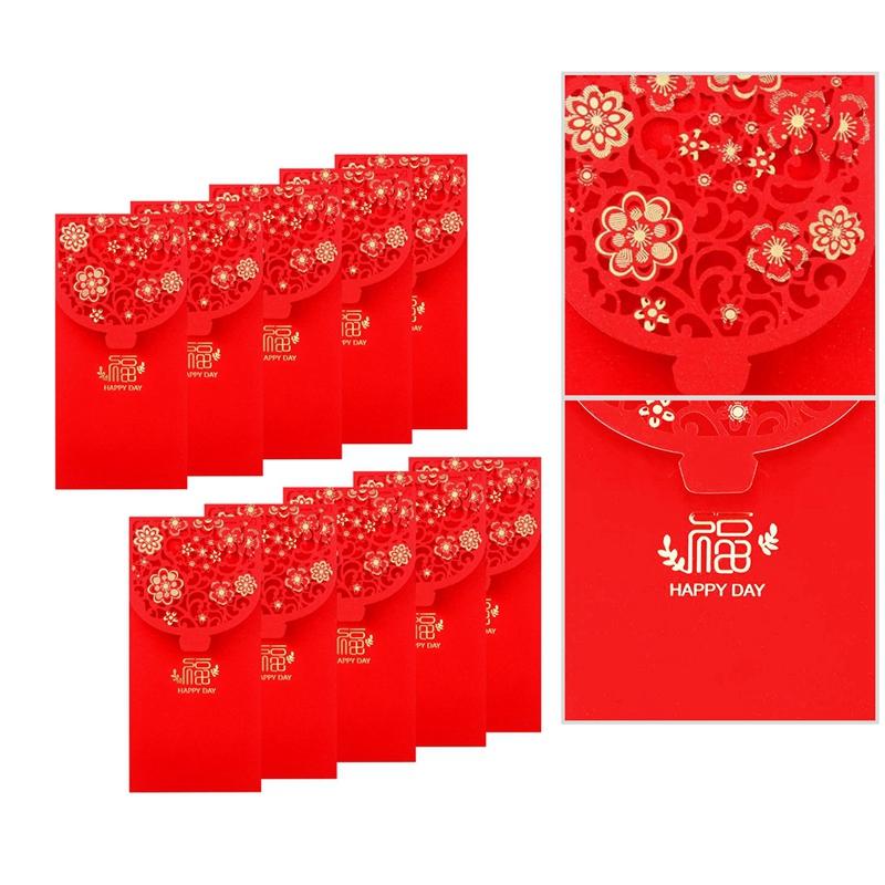 NEW-Chinese New Year Red Envelopes Lucky Money Envelopes Spring Festival Red Packet for New Year Wedding (7X3.4 Inch
NEW-Chinese New Year Red Envelopes Lucky Money Envelopes Spring Festival Red Packet for New Year Wedding (7X3.4 Inch
