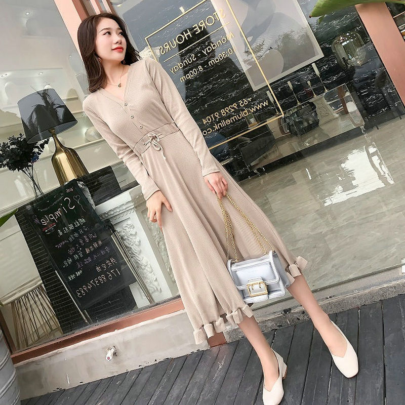2021 New Autumn Skinny Korean Style with Single Amen Strand Breasted skirt Line High waist for Woman 1YG9, Black
2021 New Autumn Skinny Korean Style with Single Amen Strand Breasted skirt Line High waist for Woman 1YG9, Black