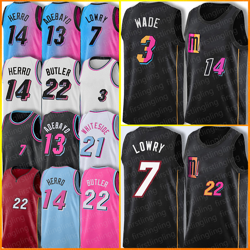Jimmy 22 Butler Tyler 14 Herro Kyle 7 Lowry Bam 13 Adebayo Basketball Jersey Dwyane 3 Wade 55 Robinson Goran 7 Dragic Mens Pink Black 2022 New, Ncaa jersey
Jimmy 22 Butler Tyler 14 Herro Kyle 7 Lowry Bam 13 Adebayo Basketball Jersey Dwyane 3 Wade 55 Robinson Goran 7 Dragic Mens Pink Black 2022 New, Ncaa jersey