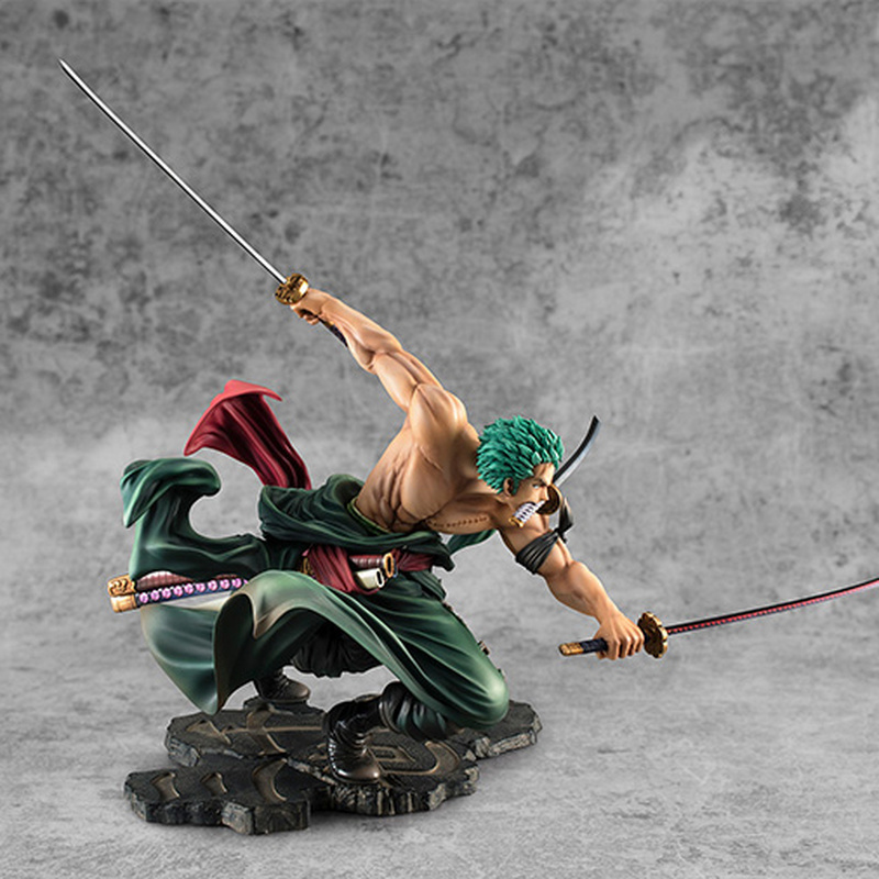 Hot Selling One Piece 18cm Anime Figure Roronoa Zoro 1/8 Three-blade Sa-maximum Ver. PVC Action Figure Collection Model Toys Y1130, With box
Hot Selling One Piece 18cm Anime Figure Roronoa Zoro 1/8 Three-blade Sa-maximum Ver. PVC Action Figure Collection Model Toys Y1130, With box