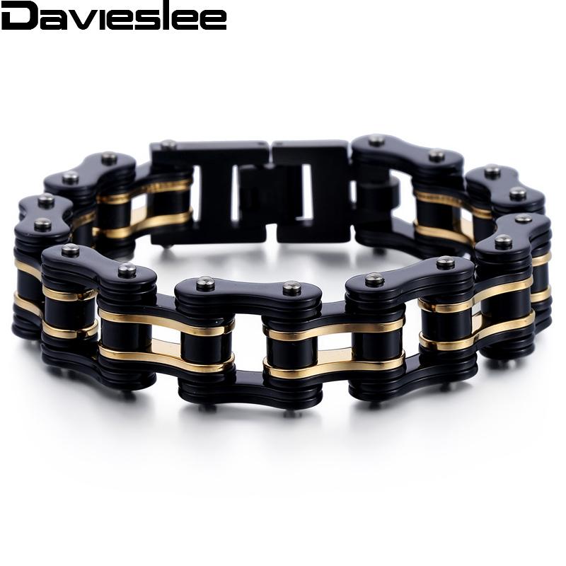 Davieslee Boys Mens Chain 17.5/18/18.5/19mm 316L Stainless Steel Heavy Muliti Colors Biker Motorcycle Link Bracelet Whole LHB456
Davieslee Boys Mens Chain 17.5/18/18.5/19mm 316L Stainless Steel Heavy Muliti Colors Biker Motorcycle Link Bracelet Whole LHB456